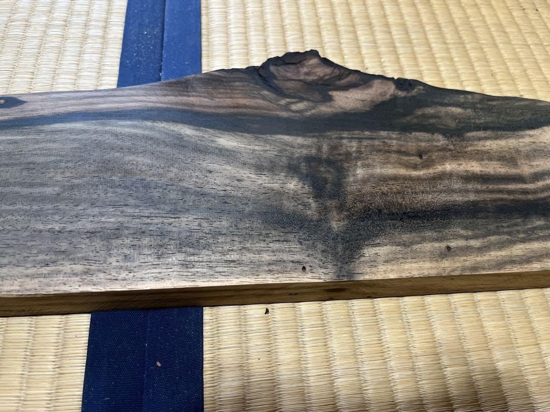 Amazon.co.jp: 国産黒柿＊加工済 飾り台花台アンティーク雑貨